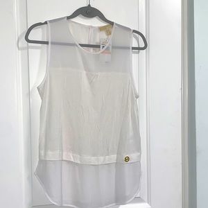 Michael Kors white blouse. New